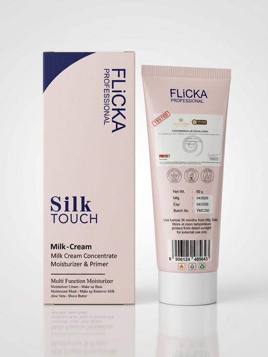 FLICKA Silk Touch Milk-Cream Concentrate  3-in-1 Moisturizer & Primer (60g)