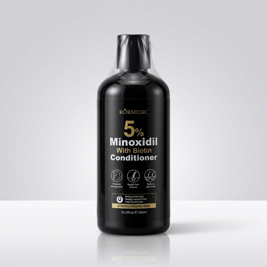 KORMESIC 5% Minoxdil With Biotin Conditioner (300ml) – Anti-Hair Loss & Growth Formula