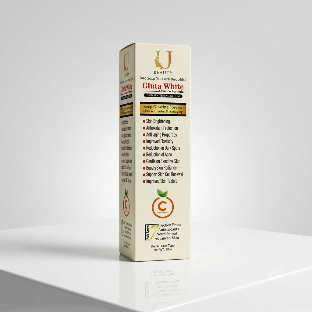 Gluta White Advance Formula Booster Serum – High Concentration Skin Brightening & Even Tone Serum (30ml)