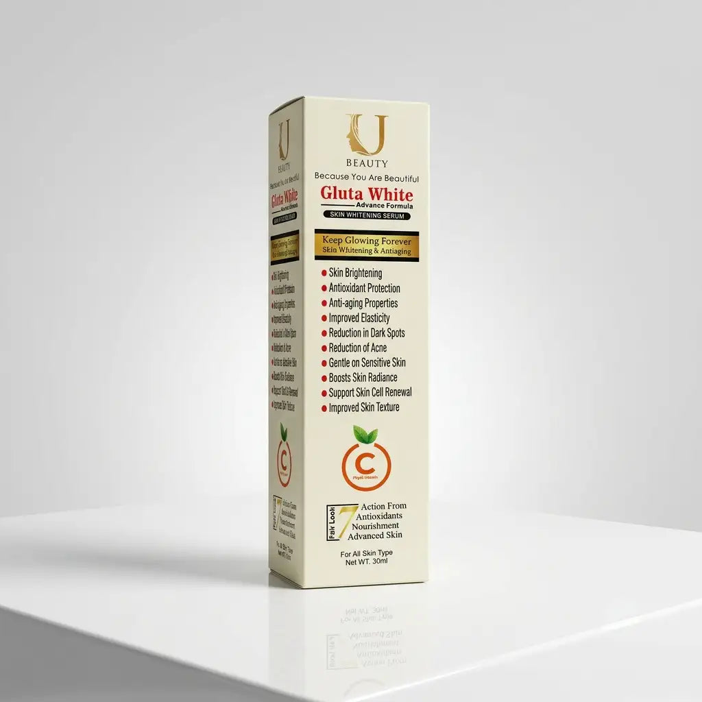 Gluta White Advance Formula Booster Serum – High Concentration Skin Brightening & Even Tone Serum (30ml)