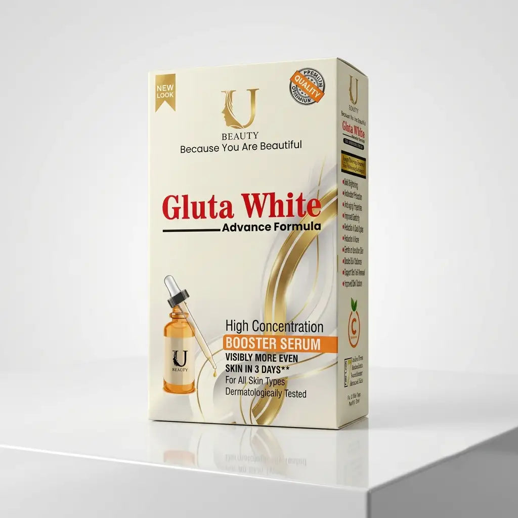 Gluta White Advance Formula Booster Serum – High Concentration Skin Brightening & Even Tone Serum (30ml)