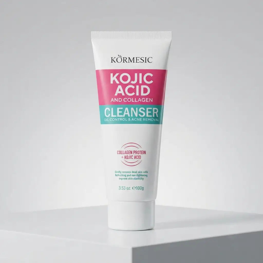 Kormesic Kojic Acid and Collagen Cleanser – Oil Control & Acne Removal (100g)