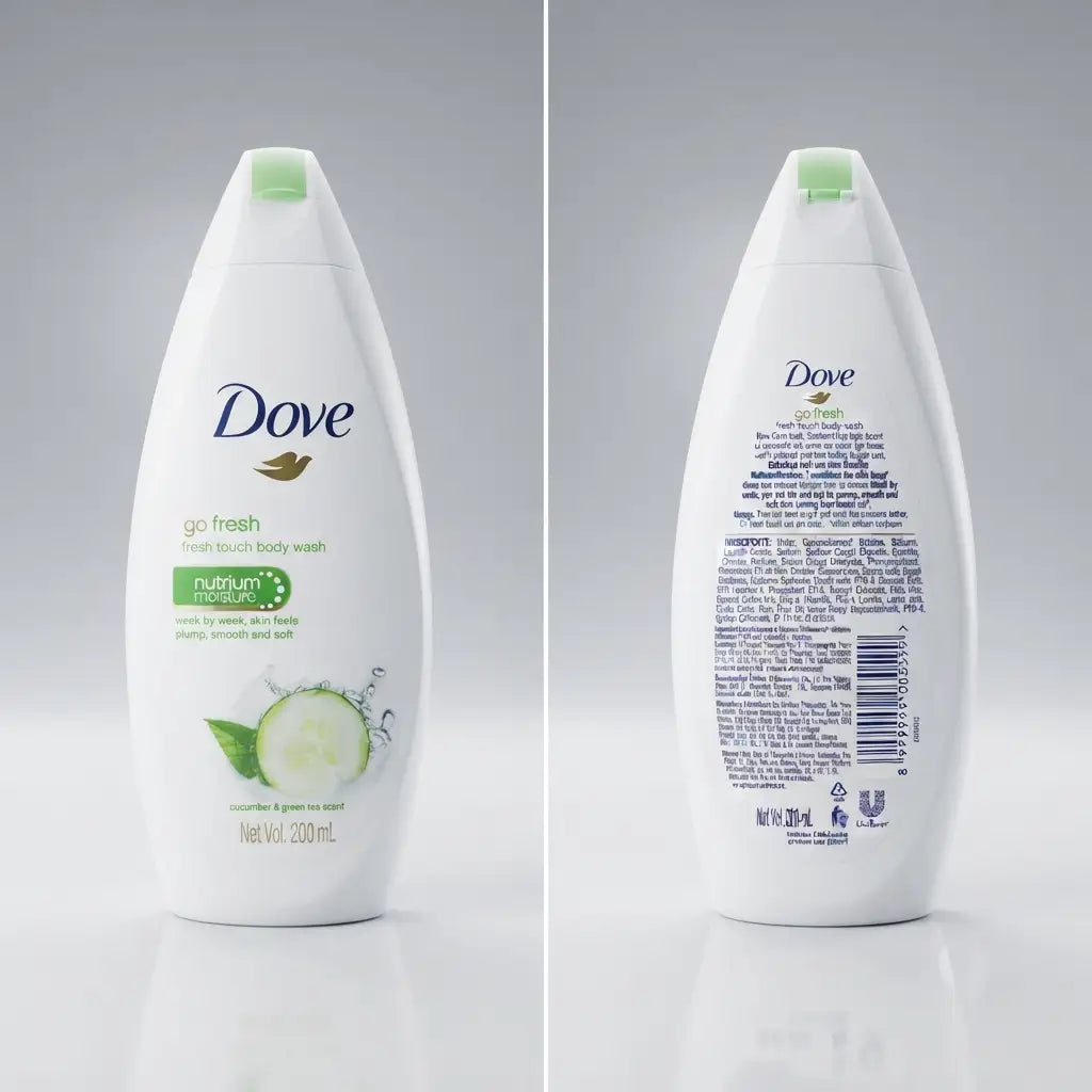 Dove Go Fresh Touch Body Wash (Cucumber & Green Tea Scent) - 200ml