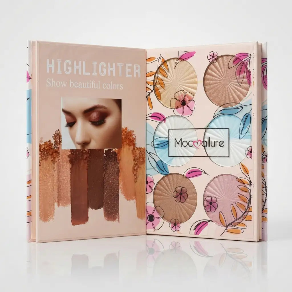Mocallure All-in-One Makeup Book Palette – Eyeshadow, Highlighter, Blusher, Concealer & Eyebrow Powder